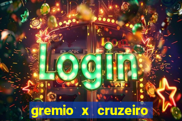 gremio x cruzeiro ao vivo hd